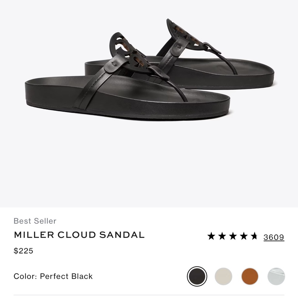 Tory Burch Black Sandals - Picture 3 of 3